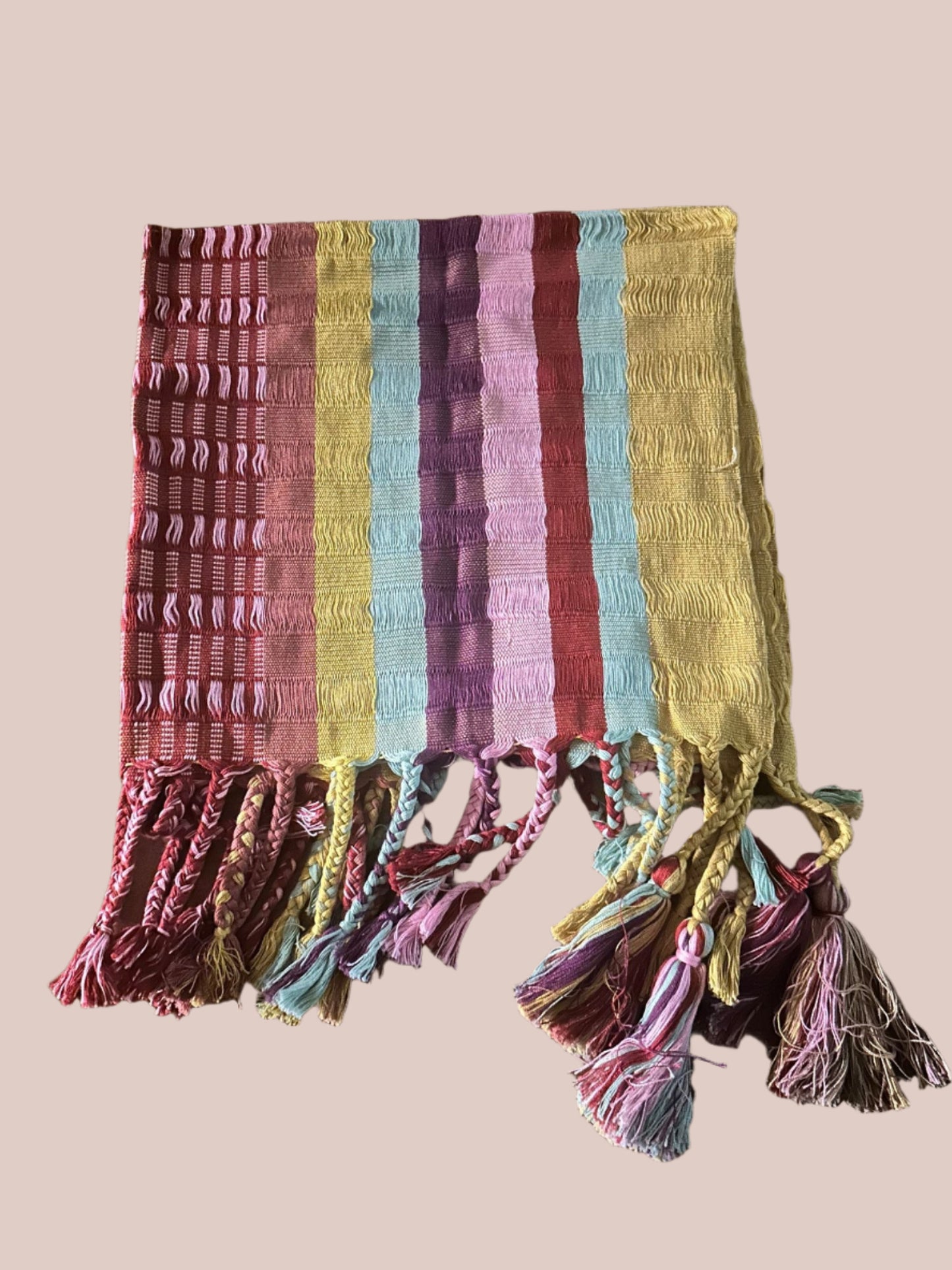 Scarf- Red Multicolor