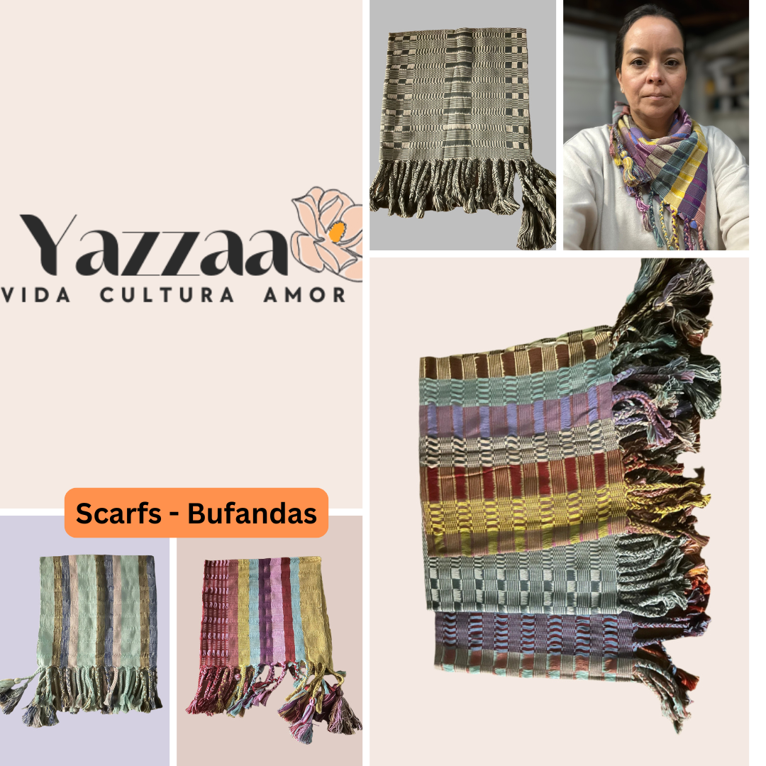 Scarf- Red Multicolor